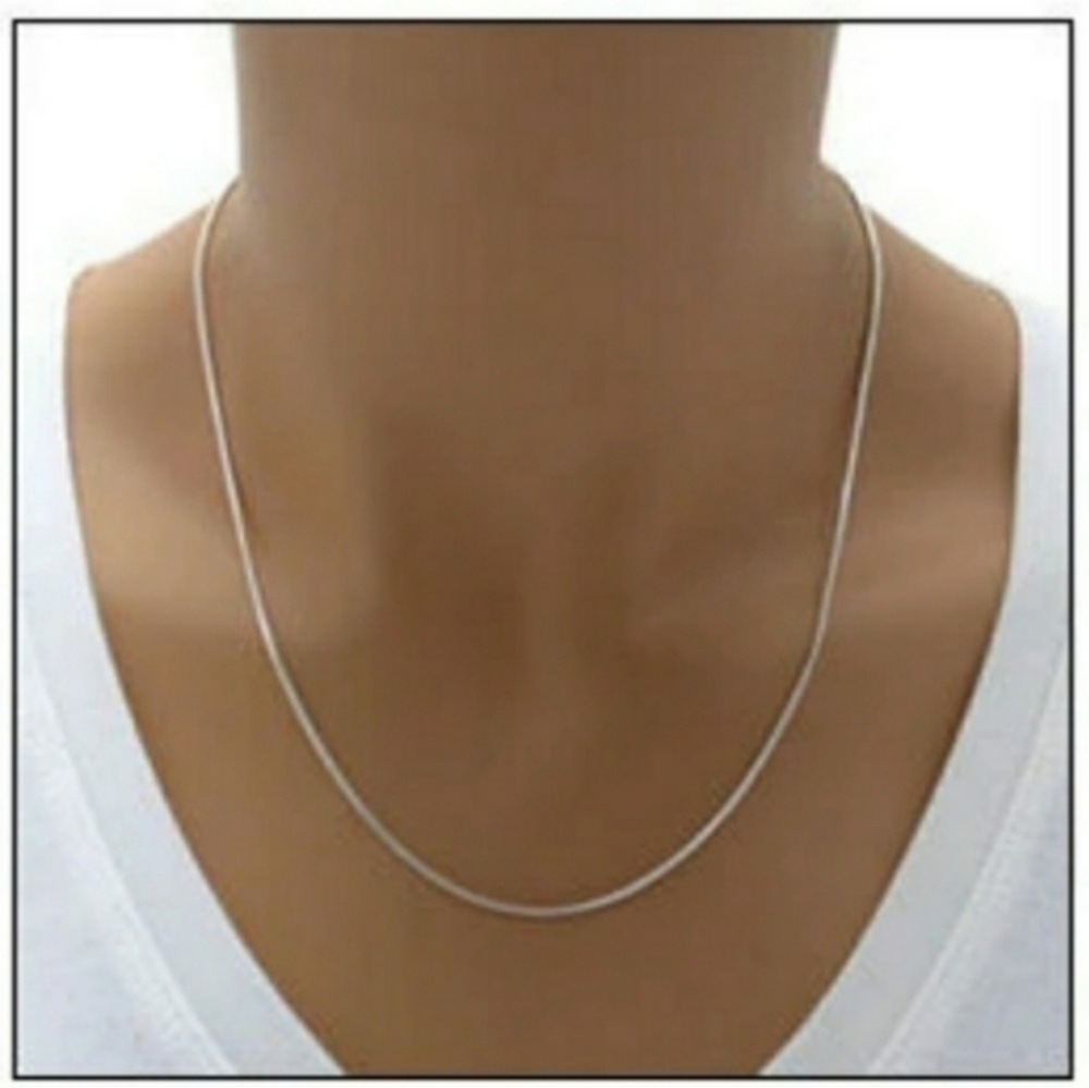 Sterling silver 17 inch snake chain necklace NWT